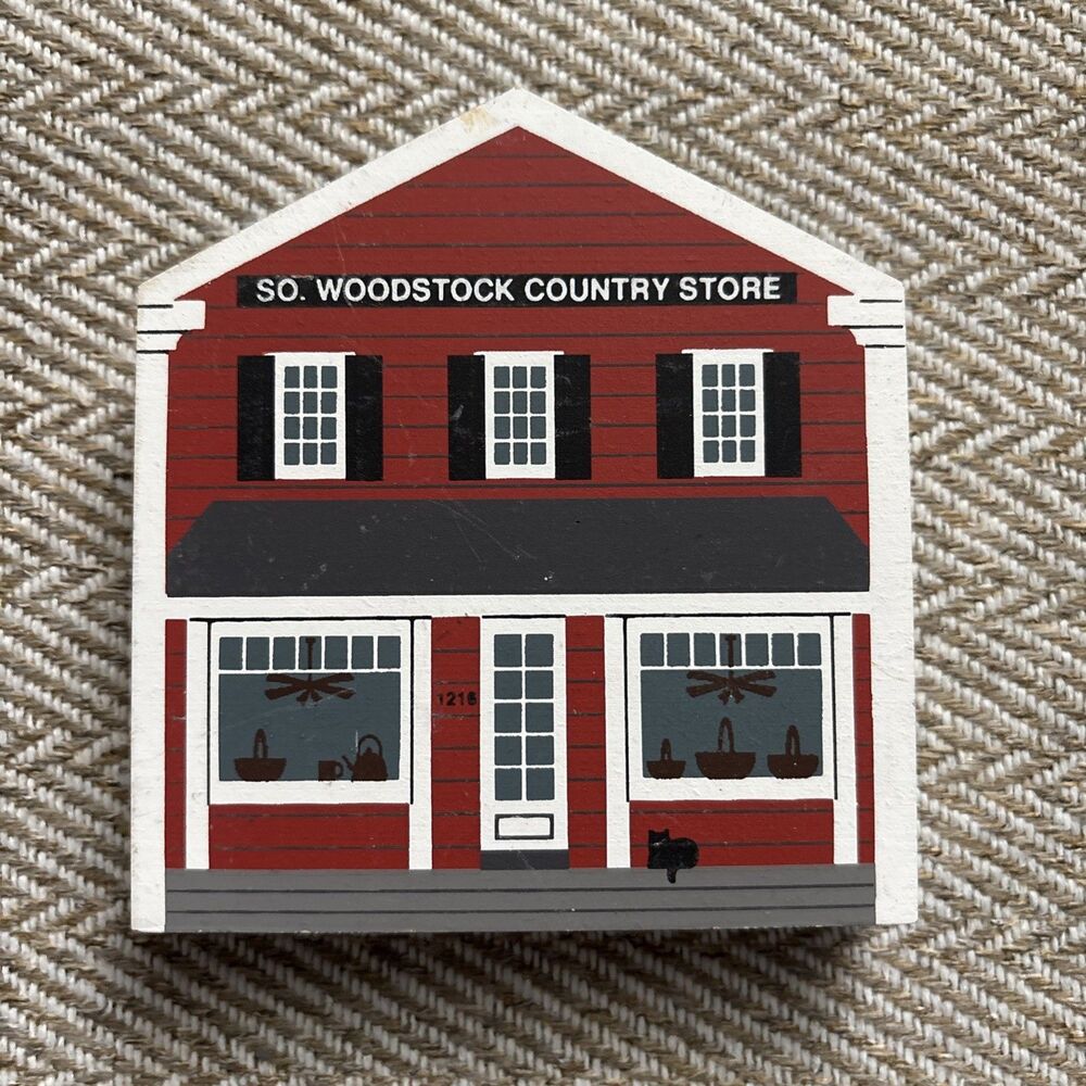 Cats Meow 1993 General Store‎ Series Woodstock Wooden Country Store